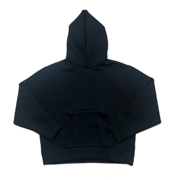 Nike Tech Fleece Oversized Heavyweight Center Logo Hoodie HM9789-010 Black - Picture 1 of 10